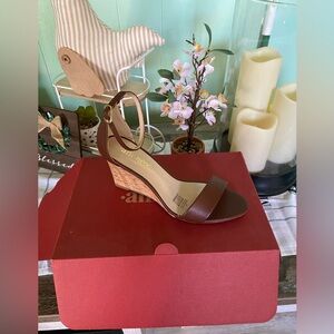 Women's Brown Wedge Sandals